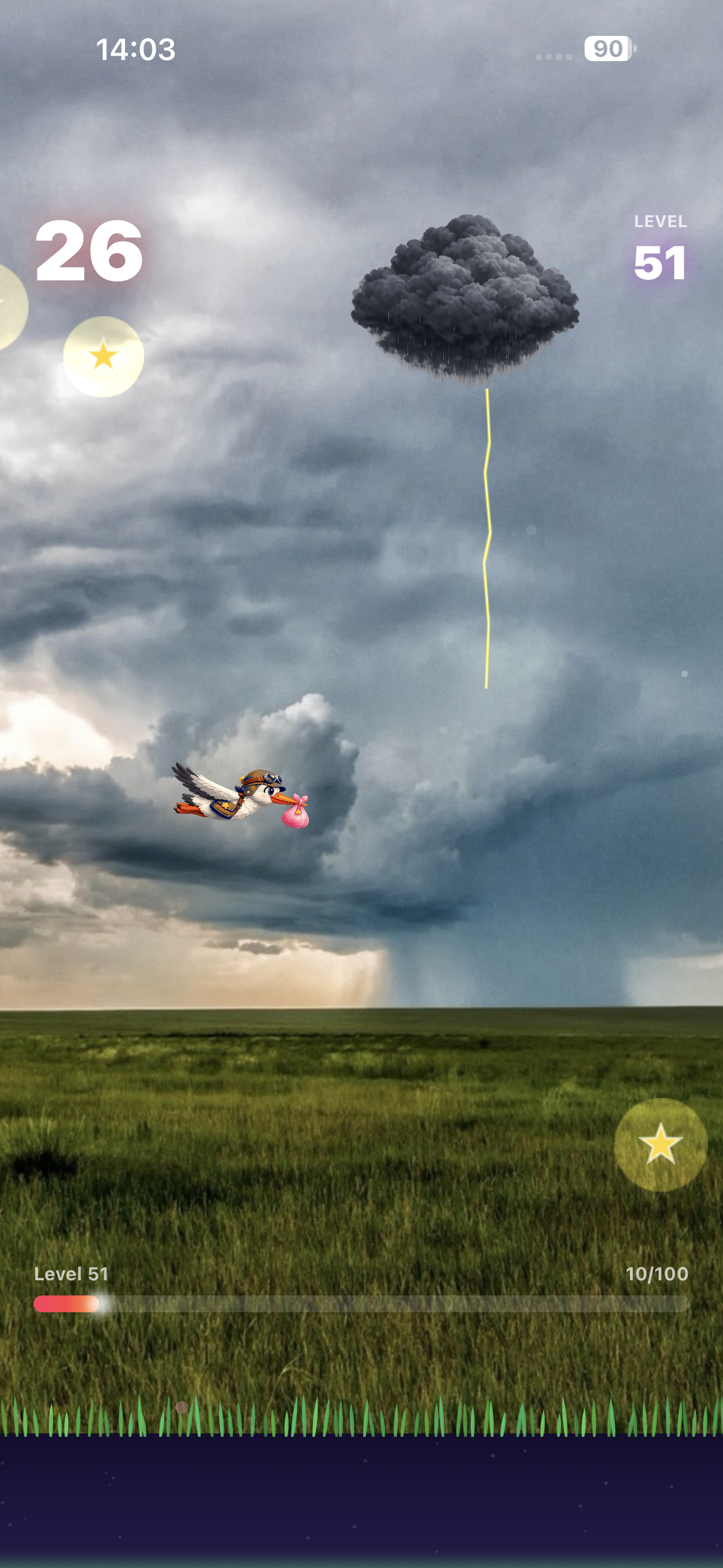 Stork Rush Storm Cloud